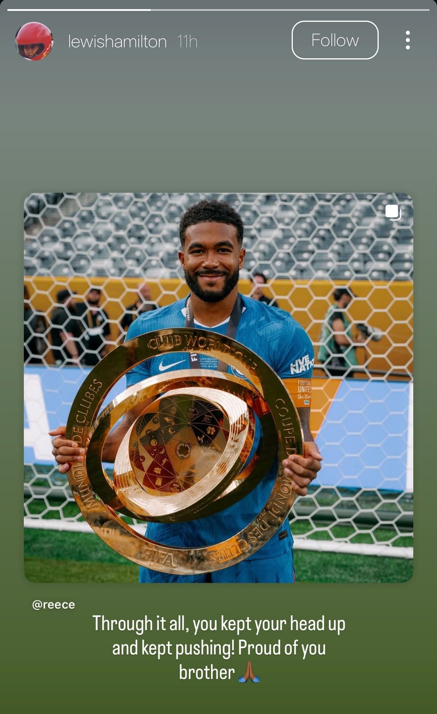 Credit: Lewis Hamilton on Instagram.